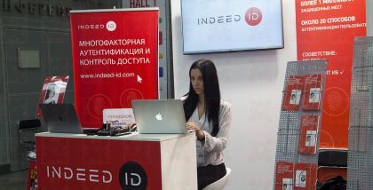 INDEED WEB AUTHENTICATION Доступ к web-приложениям с помощью единой надежной технологии аутентификации без многократного ввода логинов и паролей. INDEED на выставке InfoSecurity Russia фототчет Security Center 2017-2018