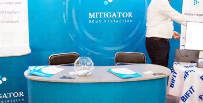 стенд MITIGATOR E3 Типовая конфигурация MITIGATOR поддерживает возможность создания сервиса по защите от DDoS-атак. Инфосекьюрити фототчет Security Center