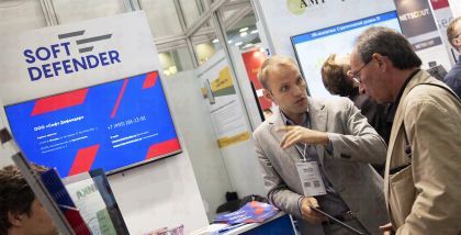 Компания softdefender на выставке InfoSecurity Russia фототчет Security Center 2017-2018 Программные продукты Soft Defender надежно защищают от актуальных угроз в сфере информационной безопасности, представленных на графике