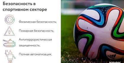 Безопасность в спортивном секторе Физическая безопасность; Пожарная безопасность; Антитеррористическая защищенность; Полная автоматизация; ТБ Форум - Крок. 2020