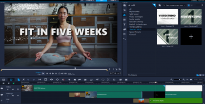 НОВЫЙ! Мгновенные шаблоны проектов VideoStudio Ultimate 2021 - Мгновенные шаблоны Быстро и легко создавайте популярные стили видео с помощью новых шаблонов Instant Project, которые идеально подходят для социальных сетей, бизнес-вебинаров и презентаций.