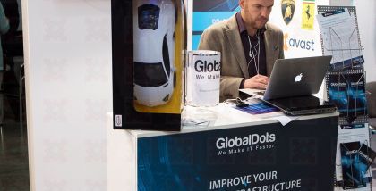 стенд GlobalDots F2 презентация Cato Networks: обеспечение безопасности в SD-WAN в виде облачной услуги Инфосекьюрити фототчет Security Center