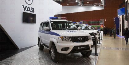 льяновский автомобильный завод продемонстрировал новую линейку спецавтомобилей для Министерства внутренних дел и других силовых структур РФ. INTERPOLITEX
