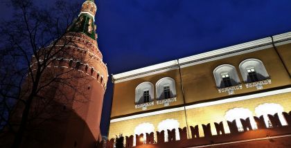 Москва Новогодняя - Угловая арсенальная башня Кремля
