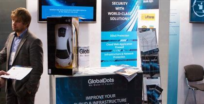 стенд GlobalDots F2 GlobalDots является ведущим интегратором в области веб-и облачных систем безопасности с более чем 15-летним опытом. Инфосекьюрити фототчет Security Center