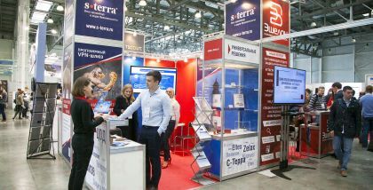 «С-Терра СиЭсПи» на выставке InfoSecurity Russia фототчет Security Center 2017-2018 Совместимость с криптографией КРИПТО-ПРО CSP, что позволяет использовать продукты с обеими криптографическими библиотеками в рамках одной системы информационной безопаснос