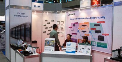 Стенд Lanner на Выставке Инфо секьюрити. Стенд Компании Lanner Electronics на Infosecurity Фото отчет Security-Center
