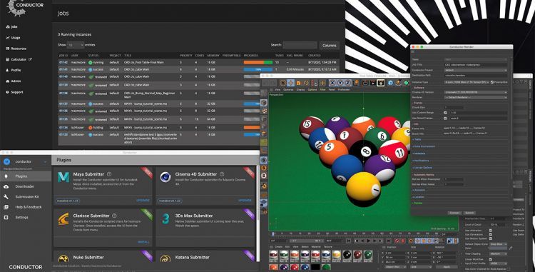 Лицензирование рендеринга на основе использования CINEMA 4D / REDSHIFT теперь доступно для CONDUCTOR