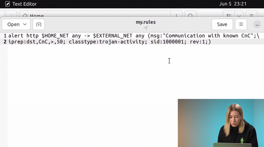 Лаборатория Касперского. Оптимизация Suricata правил: компонент IP reputation. Добро пожаловать в увлекательный мир Suricata-правил! Вместе с Татьяной Шишковой, Lead Security Researcher в команде GReAT, мы исследуем компонент IP-reputation, полезную функцию, которая позволяет настраивать срабатывания Suricata в зависимости от репутации IP-адреса. Включив IP-reputation в Suricata.yaml и используя сторонние фиды известных IP адресов, вы сможете повысить эффективность системы в обнаружении и реагировании на угрозы. В этом видео мы покажем вам примеры и вместе настроим сам компонент IP reputation. А курс "Suricata for incident response and threat hunting" от Kaspersky X Training позволит вам изучить все возможности Suricata в области реагирования на инциденты и поиска угроз, а также научит создавать эффективные правила для обнаружения вредоносного трафика. Kaspersky, купить Kaspersky Security для бизнеса, купить Kaspersky Symphony Security, купить Kaspersky Symphony EDR, Suricata, GReAT