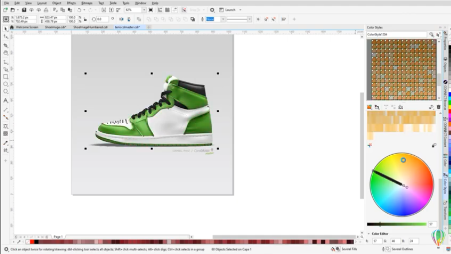Работа с заливкой сетки в CorelDRAW | Windows. С помощью инструмента заливка сетки в CorelDRAW можно создать плавный переход цвета от одного участка к другому, что приведет к очень реалистичному цветовому градиенту. Corel, Купить CorelDRAW Graphics Suite, Купить САПР CorelCAD, Купить Corel Painter, Купить Corel Pinnacle Studio, Купить CorelDRAW Standard