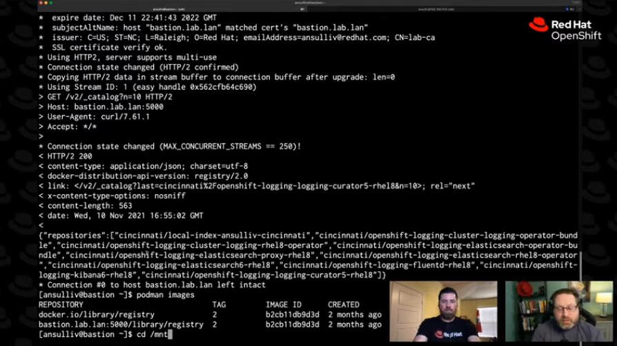 Спросите администратора OpenShift (Ep 48): Отключенное глубокое погружение. Что такое отключенная установка OpenShift и зачем она вам нужна? В этом эпизоде мы глубоко погрузимся в disconnected и рассмотрим развертывание отключенного кластера OpenShift. Отключенные установки контейнерной платформы OpenShift происходят, когда кластер OpenShift не подключен к Интернету, но есть и несколько других отличий, которые также вступают в игру. Мы обсудим зеркальные изображения, отключенные операторы и узнаем, действительно ли кластер необходимо отключить, чтобы установить отключенный. Мы также рассмотрим политику ImageContentSourcePolicy и способы повторного подключения отсоединенного кластера. Пожалуйста, присоединяйтесь, чтобы узнать больше и спросить нас о отключенном OpenShift. 