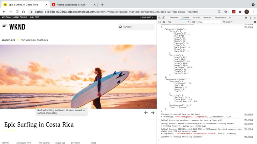 #CatchyContent| Adobe Summit Sneaks 2021. То, как люди взаимодействуют с визуальными элементами, такими как изображения, цвета и текст, не является универсальным. Проект #CatchyContent использует Adobe Sensei для определения высокоэффективных атрибутов дизайна и создания уникальных, привлекательных кампаний.
