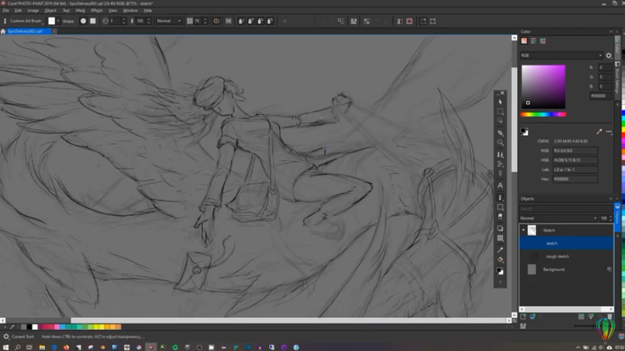 Эпическая Доставка От Tomasz Mroziński | Speed Drawing. Смотрите, как Томаш Мрозиньский использует Corel PHOTO-PAINT для создания красивого и мистического произведения искусства. Corel, Купить CorelDRAW Graphics Suite, Купить САПР CorelCAD, Купить Corel Painter, Купить Corel Pinnacle Studio, Купить CorelDRAW Standard