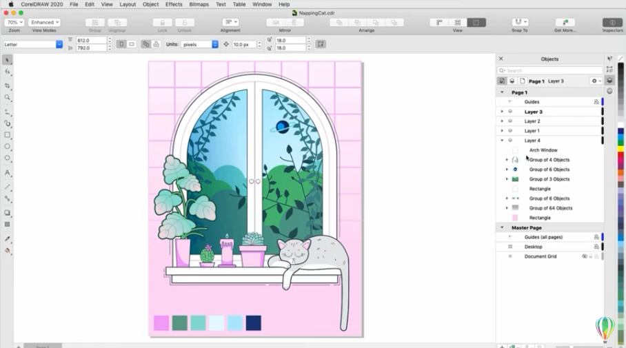Растровые эффекты на основе искусственного интеллекта в интерактивных линзах | CorelDRAW для Mac. Узнайте, как применять различные эффекты к объекту или области изображения, фактически не изменяя сам объект или область с помощью технологии искусственного интеллекта. Corel, Купить CorelDRAW Graphics Suite, Купить САПР CorelCAD, Купить Corel Painter, Купить Corel Pinnacle Studio, Купить CorelDRAW Standard