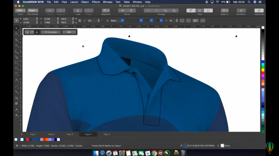 Proyecto Delfin (Dolphin Project) by Daniel Paiz | Speed Drawing. Посмотрите, как Даниэль Пайц демонстрирует, как он использует брендинг для униформы. Corel, Купить CorelDRAW Graphics Suite, Купить САПР CorelCAD, Купить Corel Painter, Купить Corel Pinnacle Studio, Купить CorelDRAW Standard