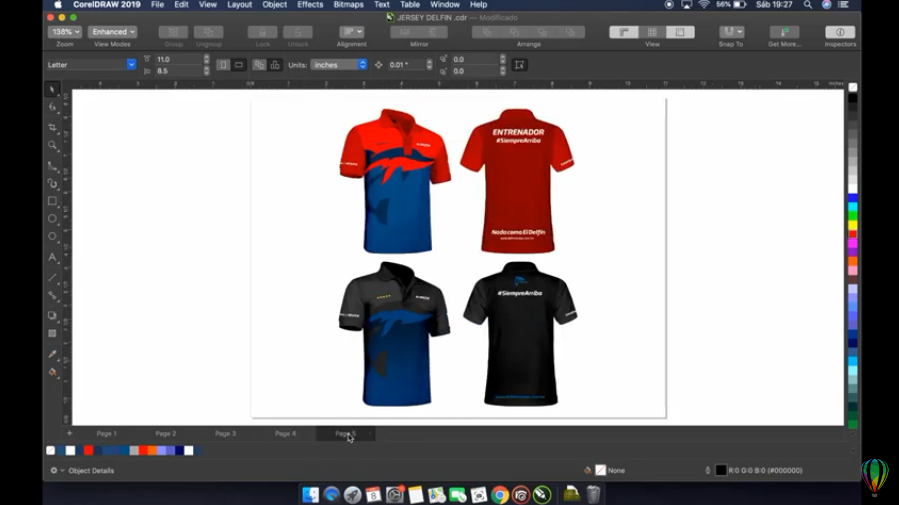 Proyecto Delfin (Dolphin Project) by Daniel Paiz | Speed Drawing. Посмотрите, как Даниэль Пайц демонстрирует, как он использует брендинг для униформы. Corel, Купить CorelDRAW Graphics Suite, Купить САПР CorelCAD, Купить Corel Painter, Купить Corel Pinnacle Studio, Купить CorelDRAW Standard