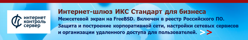 Купить Интернет Контроль Сервер (ИКС) Стандарт для Бизнеса