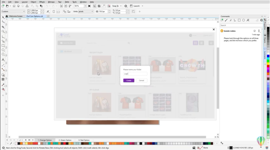Совместная работа и управление облачными файлами в CorelDRAW | Windows. Научитесь загружать ваши файлы CorelDRAW (CDR) в интуитивную облачную инфопанель и обмениваться ими с клиентами посредством веб-ссылок. Немного попрактиковавшись, вы увидите, насколько легко можно решать задачи хранения, систематизации и обмена облачными файлами. 