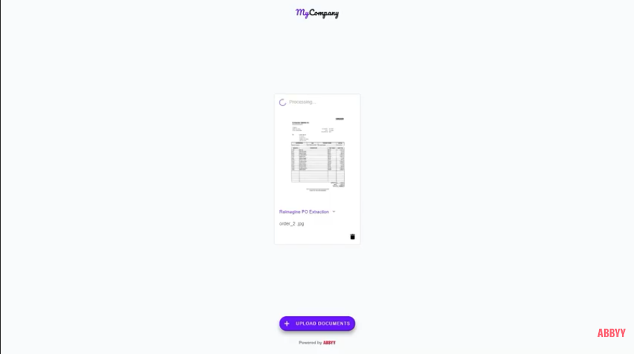 ABBYY Vantage: Как интегрировать Vantage в ваше бизнес - приложение- Видеоурок. С помощью нашего примера приложения кода это видео демонстрирует, как навык Vantage может быть вызван другим приложением.
